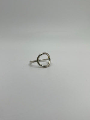 Silpada 925 Sterling Silver Ring 4.0g Open Circle Size 12