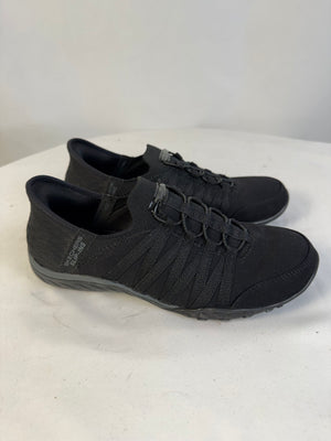 Skechers Women's Slip-Ins Breathe Easy Walking Shoes Black Size 6.5 EU 36.5