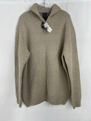 Joseph A Banks Executive Collection LW Fleck Shawl Sweater Men's XXL NWT