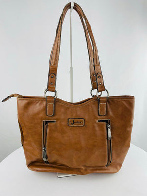 Justin Hair on Tote Leather Handbag Fur Southwestern Cowgirl