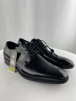 Stacy Adams Ardell Plain Toe Oxford Dress Shoes Black Leather 20162-001 Size 12M