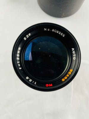 Vintage Sears Auto MC Telephoto 135mm f/2.8 Camera Lens with Carrying Case