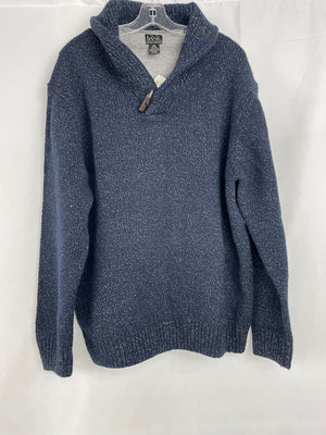 Joseph A Banks Executive Collection LW Fleck Shawl Sweater Men's XXL NWT Navy