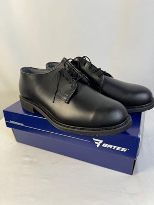 Bates E00968 Black Leather Uniform Oxford Dress Shoes Men 11.5 3E Vibram New