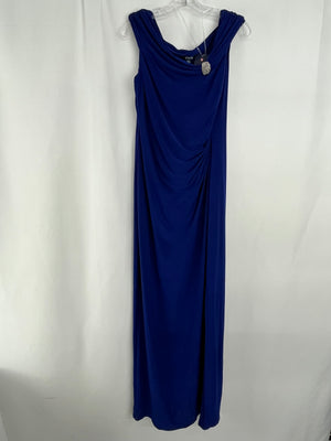 Chaps Royal Blue Long Formal Dress Women's Dress Size 14 NWT