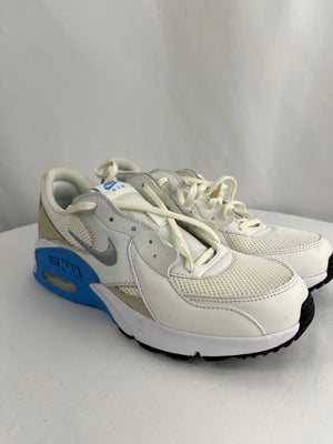 Nike Air Max Excee Men's Sneakers Size 10 White, Beige & Blue