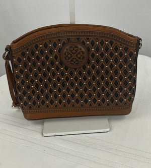 Brighton Women's Campiello Mini Cross Clutch Body Bag W/Heart Charm NWT MSRP$295