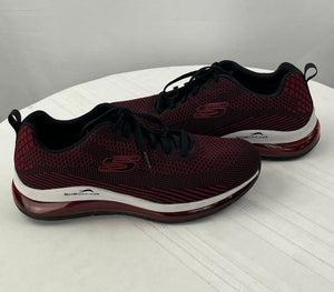 Skechers Air Men's Maroon Black Element 2.0 Running Cross Fit Shoes Size 9.5