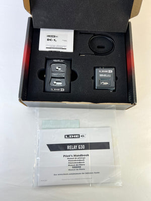 Line 6 Wireless Audio & Relay Receiver G30 RXS06 Transmitter G30 TBP06