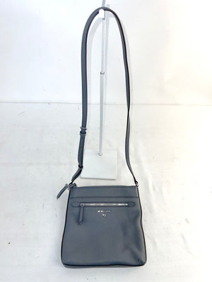 Michael Kors Jet Set Charm North/South Flat Crossbody Bag Slate Gray Blue