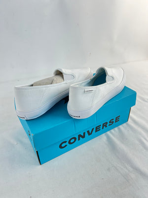 Converse Rio Slip White Canvas Slip On Sneakers Shoes 564327F Womens 7 NIB