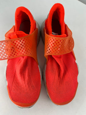 Nike Dart Orange Sock Shoe Women's 9.5-10 Men's 8-8.5