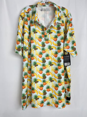 Grunt Style Men's Polo Hanging Fruit Shirt Size 3XL NWT