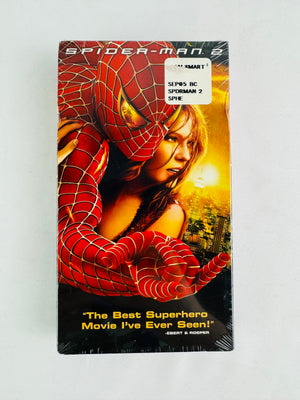 Spider-Man 2 VHS Brand New Sealed Columbia TriStar Watermark Y-Fold Marvel Movie