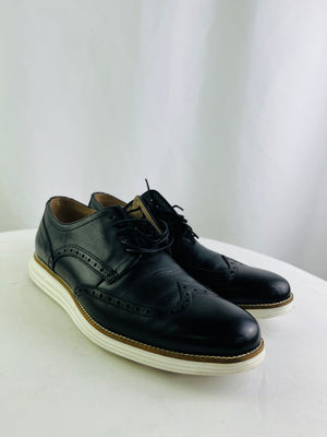 Cole Haan Original Grand Shortwing Black & White Wingtip Oxford Men's 12M w/ Box
