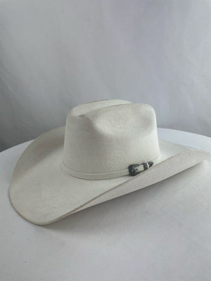 Bullhide by Montecarlo 8X White Western Cowboy Hat Size 7 1/4