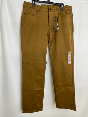 Levi's 541 Athletic Taper Stretch Tan Pants Men's 36x32 NWT