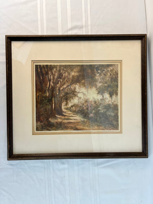 Mary Vincent Bertrand Painting Framed Forest - Shadows - #580/950