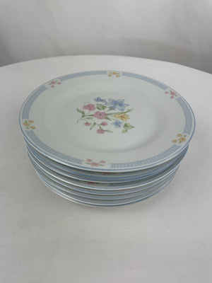 Excel Garden Bouquet Small Bread Plates Set of 8