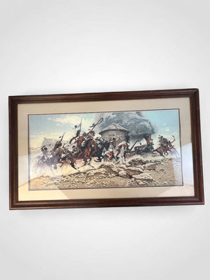 The Ambush by Frank C. McCarthy 1978 Limited Edition Giclée Print 37" x 18"