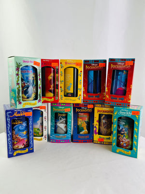 Vintage 1994 Disney Burger King Collector Glasses Set of 11 NIB Factory Sealed