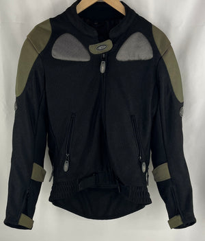 Cortech by Tourmaster Women's Black GX 2.0 Armored Motorcycle Jacket Size 10-12