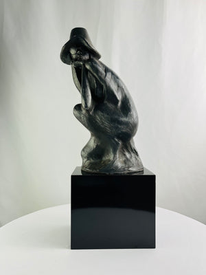 Rare 1977 Austin Productions 'Sun Bather' Sculpture 22" Vintage MCM