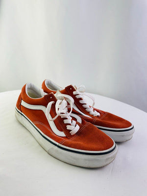 Vans Off The Wall Unisex Skate Sneakers Men's 9.5 Women 11 Rust Orange | 507452