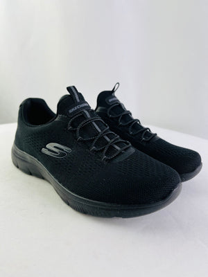 Skechers Summit Radiant Flow Black Slip On Sneakers Women's 6.5 | 150282