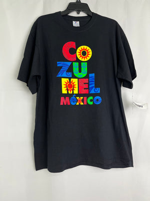 Surf Life Play Estampada Cozumel Mexico Graphic T-Shirt Size XL NWT