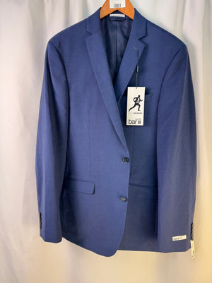 Bar III Men's Navy Blue Slim Fit Suit Jacket Stretch Blazer 42L