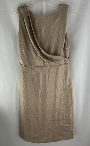 Lauren Ralph Lauren Women's Natural Faux Sash Formal Dress Size 16 NWT MSRP $175