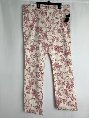 Lauren Ralph Lauren Floral Classic Straight Slimming Fit Pants Women's 16 NWT