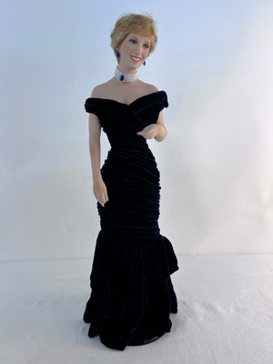 Ashton Drake Titus Tomescu Diana Princess of Wales Doll 19" Royal Blue Gown 1998