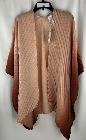 Chico's Women's Pink Pleated Open Front Covering Rhuana NWT MSRP $109