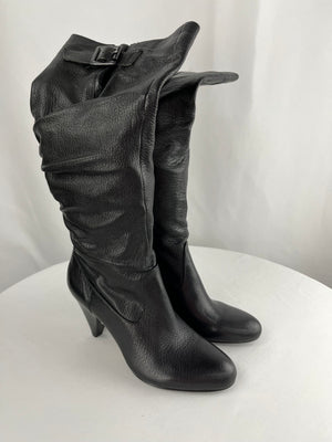 Nine West Black Knee High Boot Women's 7