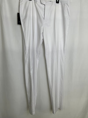 Bespoke Tazzio Europa White Slim Fit Dress Pants White Men 38x34 NWT