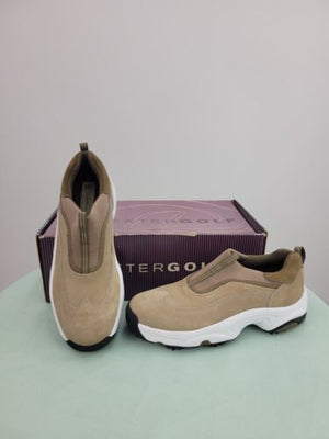 DexterGolf GolfMocs Slip On Shoes Women's Size 8.5 Tan Athletic Sneakers