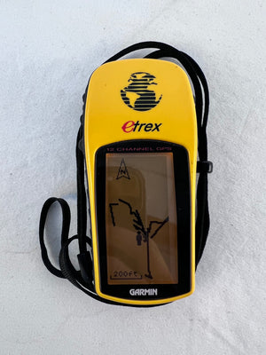 Garmin Etrex 12 channel Handheld GPS Navigator Hiking - Turns On