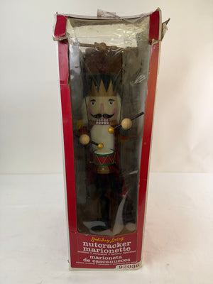 Marionette Animated Musical 22" Nutcracker Suite Christmas Decor (Not Working)