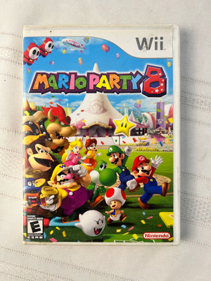 Nintendo Wii Game Mario Party 8 Complete with Video Game Manual