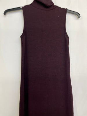 French Connection Evening Wine Sweeter Sweater Sleeveless High Neck Dress S NWT