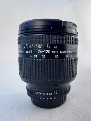 Nikon AF Nikkor 24-120mm 1:35-5.6D Camera Lens - UNTESTED