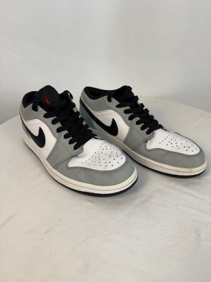 Nike Air Jordan 1 Low Light Smoke Grey 553558-030 Men's Size US 9.5 EU 43