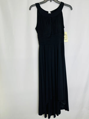 Sangria Black Formal Keyhole Neck Hi-Lo Dress Women's Size 6 NWT
