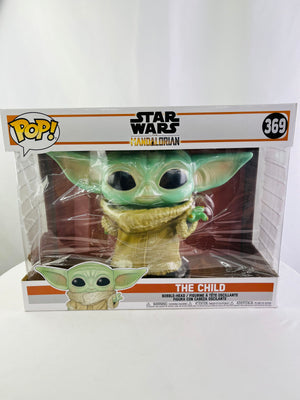 Funko Pop! Star Wars The Mandalorian The Child Grogu Figure 369 Disney NIB JUMBO