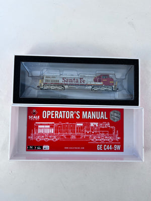RARE Highly Collectible N Scaletrains Rivet Counter GE C44-9W Santa Fe #629