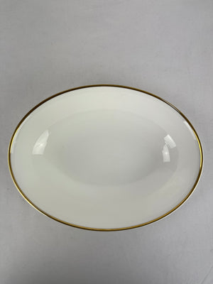 Royal Doulton Alice H5122 White & Gold Vegetable Bowl