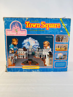Vintage 1988 Disney World Town Square Playset Sears Exclusive Sealed Open Box