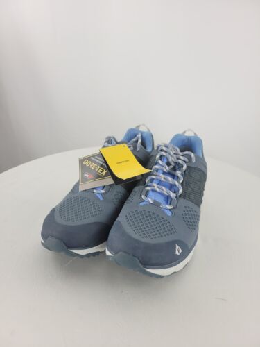 Vasque Breeze Lite Low Women's Trail Hiking Shoes Gortex Grey & Blue Size 10M